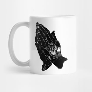 praying hands tattoo Mug